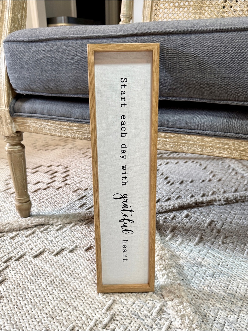 Antique Farmhouse Canvas Framed Wall Quote